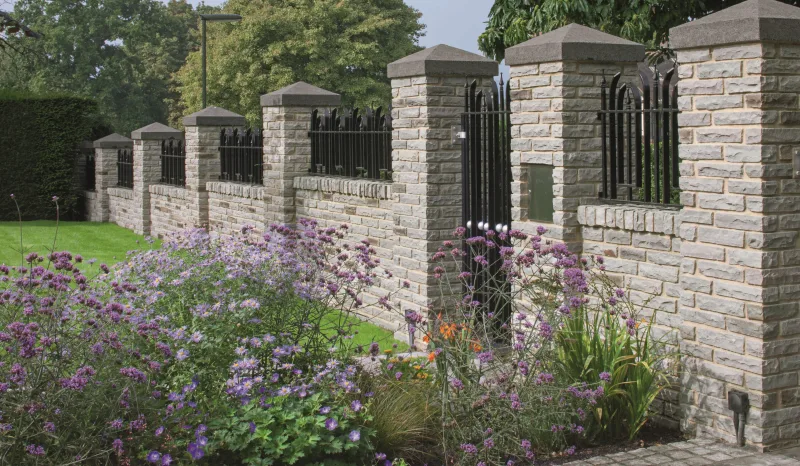 Pitched Face Walling